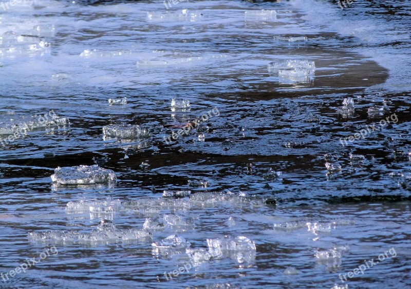 Ice River Water Floe Free Photos