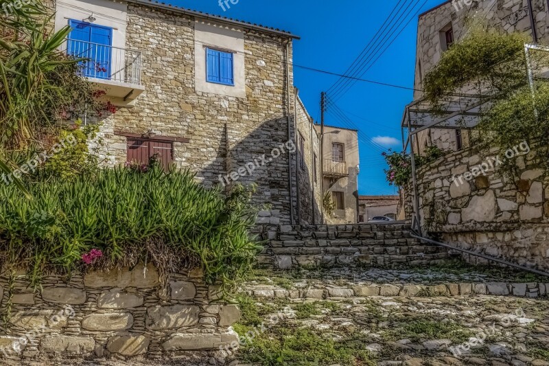 Cyprus Skarinou Architecture Traditional Village