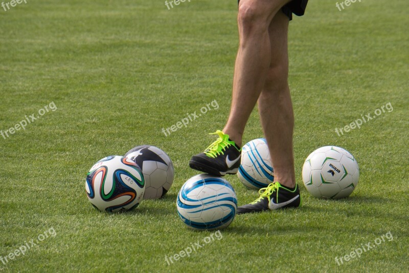 Soccer Football Ball Leg Free Photos