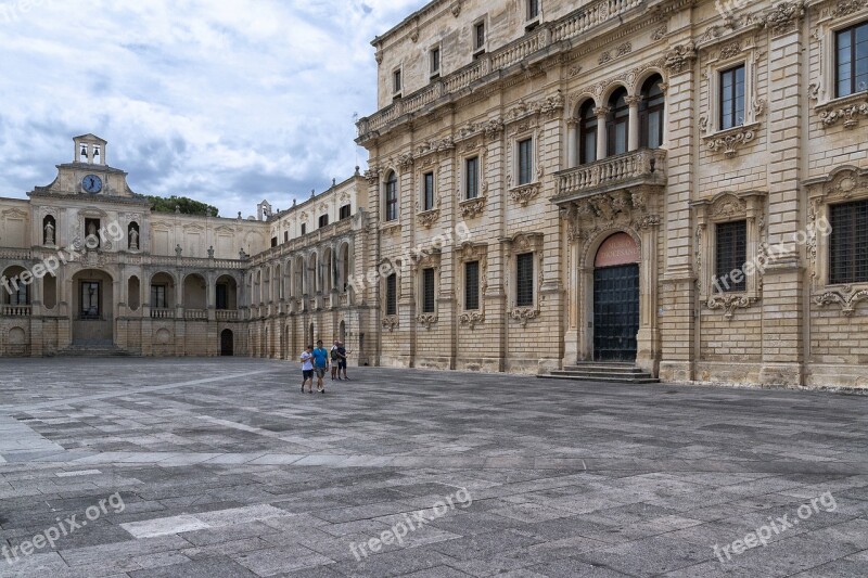 Lecce City Italy Architecture Downtown