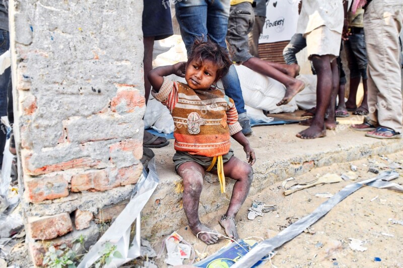 Poor Slums Girl Poverty People