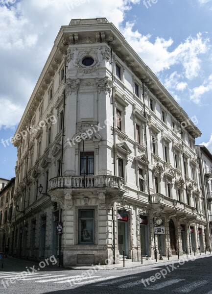 Palazzo Architecture Old Palace City Perspective