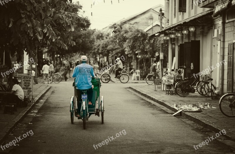 Hoian Vietnam Cyclo Tourism Travel