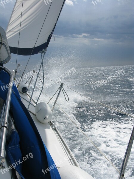 Sailing Yacht Cruise Water Boat