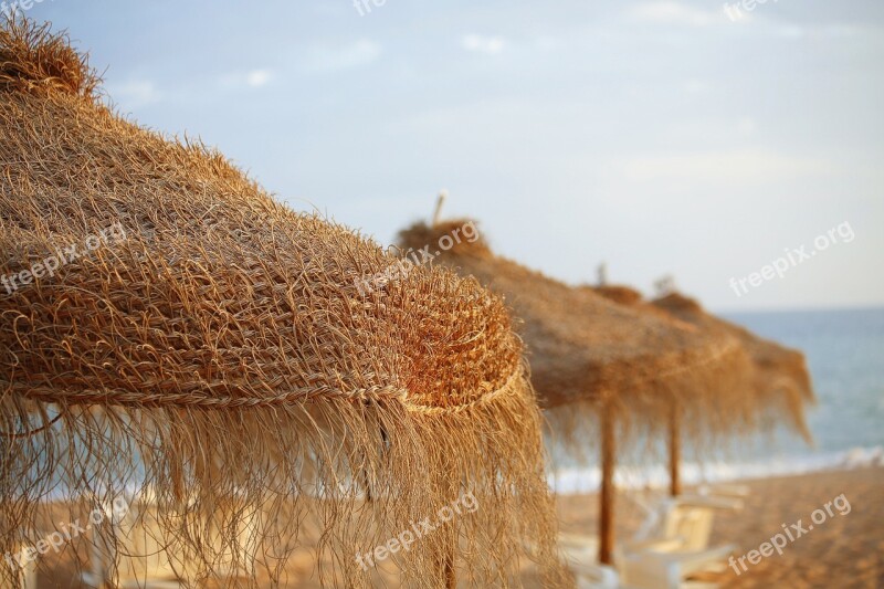 Holiday Sun Parasol Sea Summer