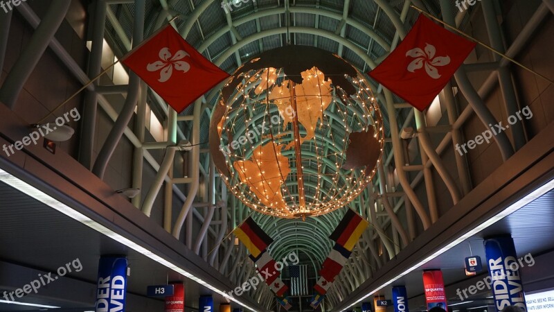 Airport World Chicago O'hare Globe