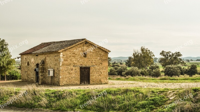 Cyprus Ayios Sozomenos Landscape Scenery Countryside