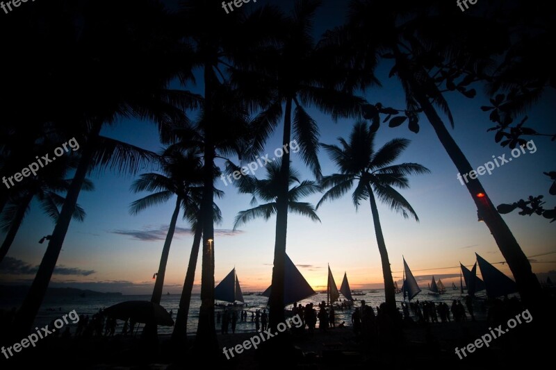 Boracay Beach Philippines Paradise Blue