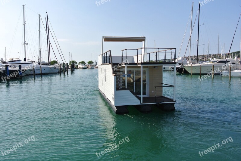 Houseboat House Water Free Photos