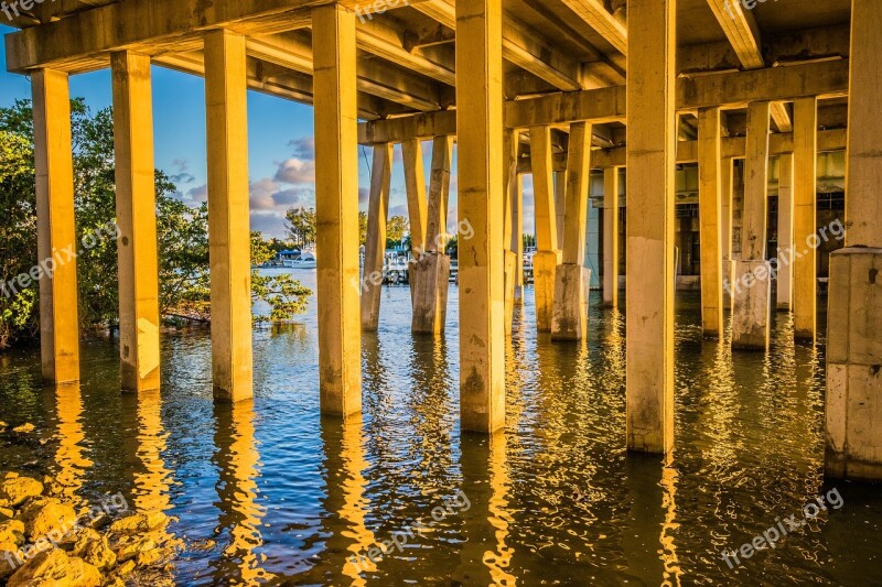 Bridge Water Support Suspension Transportation