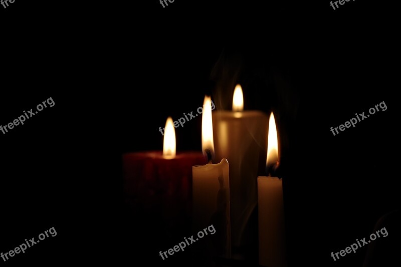 Candles Flames Fire The Darkness To Clear