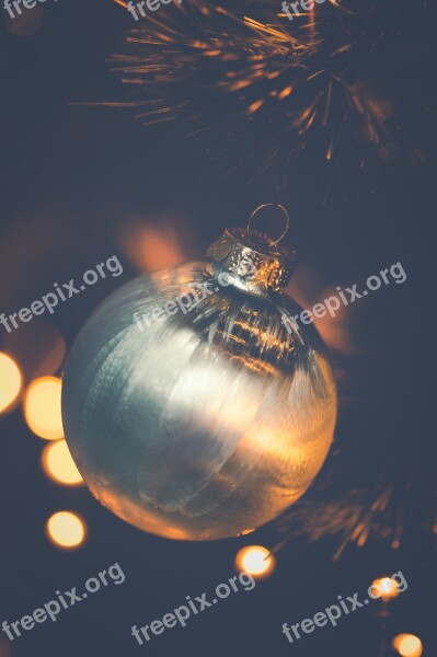 Christmas Christmas Bauble December End Of Year Decoration