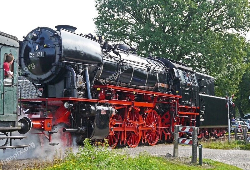 Steam Locomotive Passenger Train Event Railway Historically