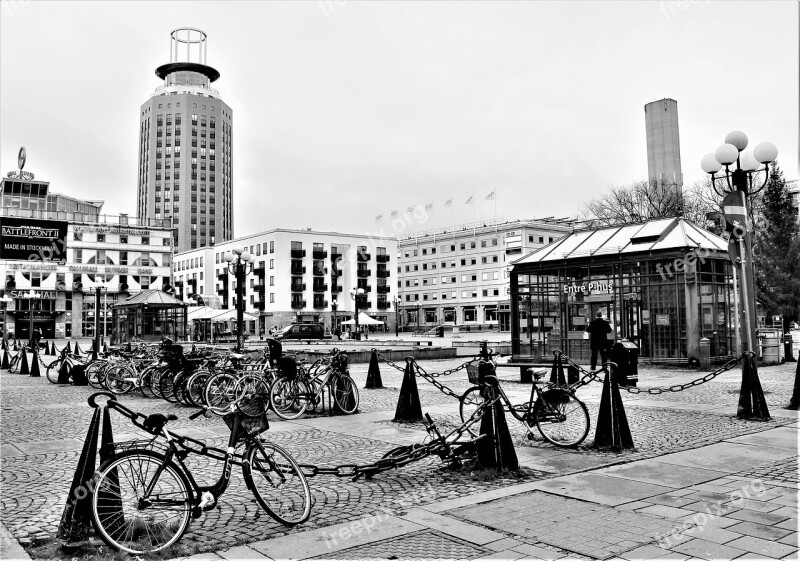 Square Architecture Buildings Stockholm Skyscraper