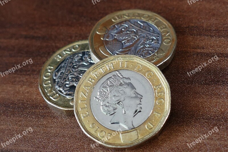 Pound Coin British New Money Finance