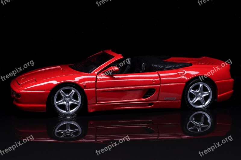 Car Ferrari Mirrored Collection Red