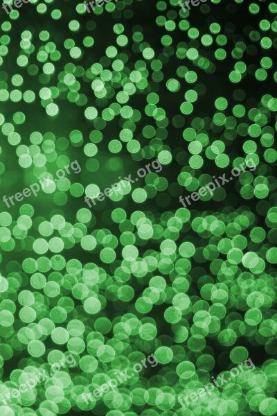 Green Bokeh Bokeh Effect Green Color Christmas