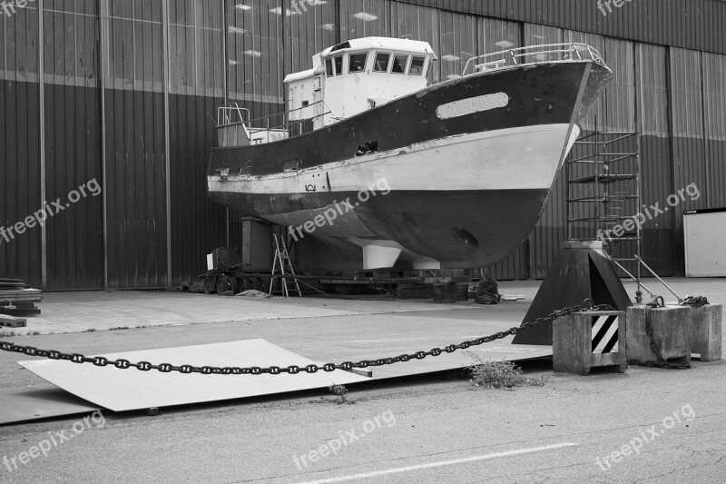 Boat Trawler Shipyard Browse Sea