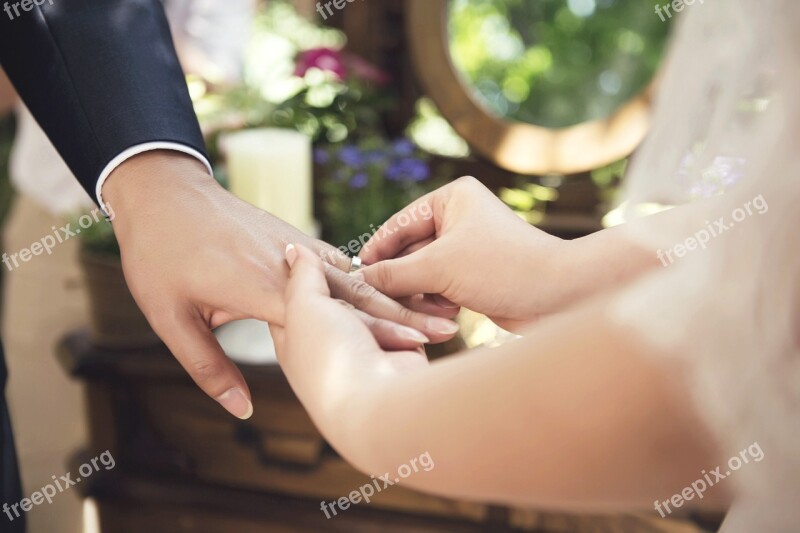 Marriage Pledge Ring Free Photos