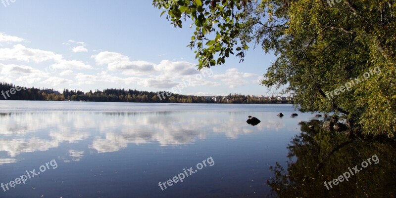 Finland Tampere Arboretum Landscape Nature