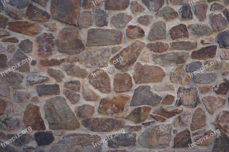 Background Wall Stone Texture Old