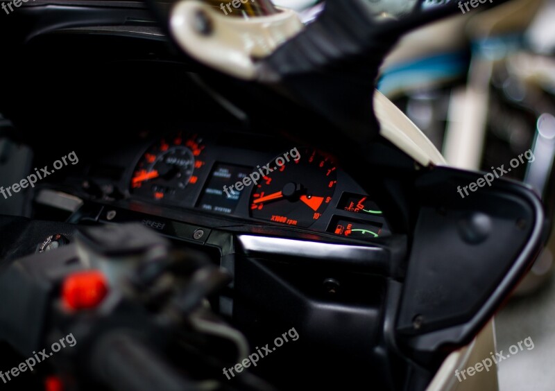 Motorbike Travel Motor Speedometer Free Photos