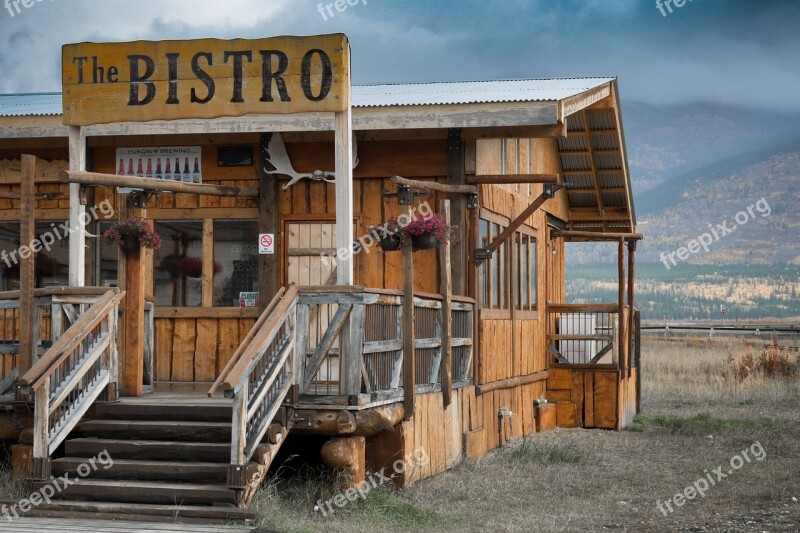 Carcross Yukon Canada Bistro Wild-west