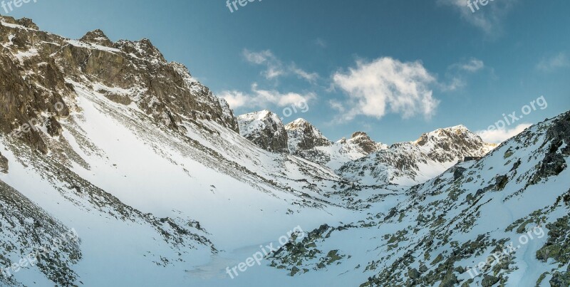 Vysoké Tatry Tatry Country Nature Winter