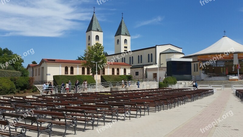 Medjugorie The Cathedral Serbia Free Photos