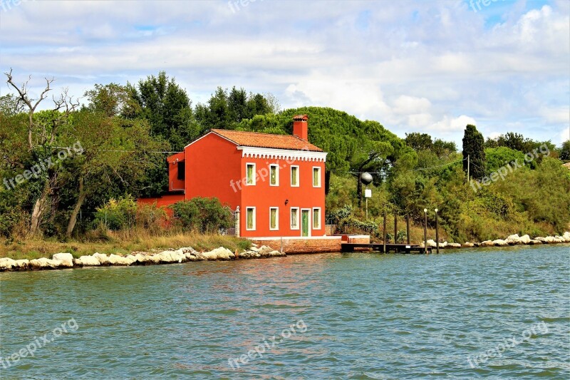 Villa Water Lagoon Italy House