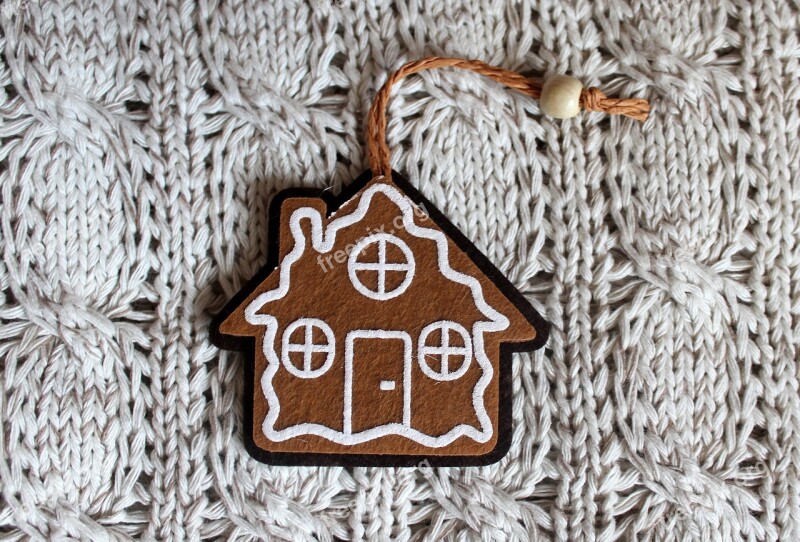 Christmas Tree Decoration Christmas Hut Cottage Pendant