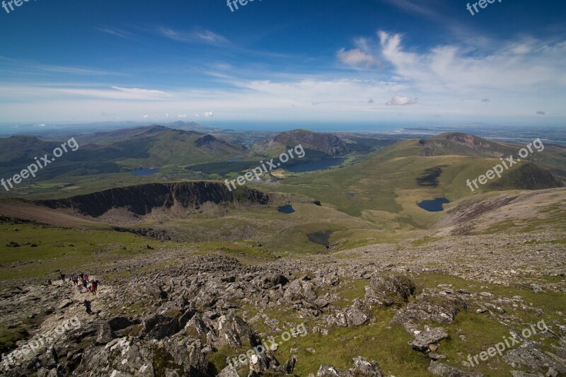 Snowdonia Mountain Wales Landscape Park