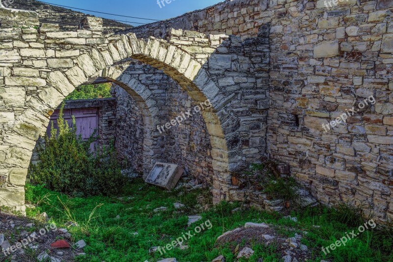 Cyprus Kato Drys Village House Abandoned