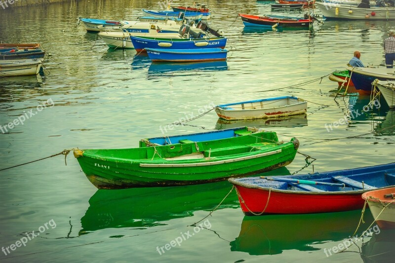 Boat Sea Castro Urdiales Cantabria Spain