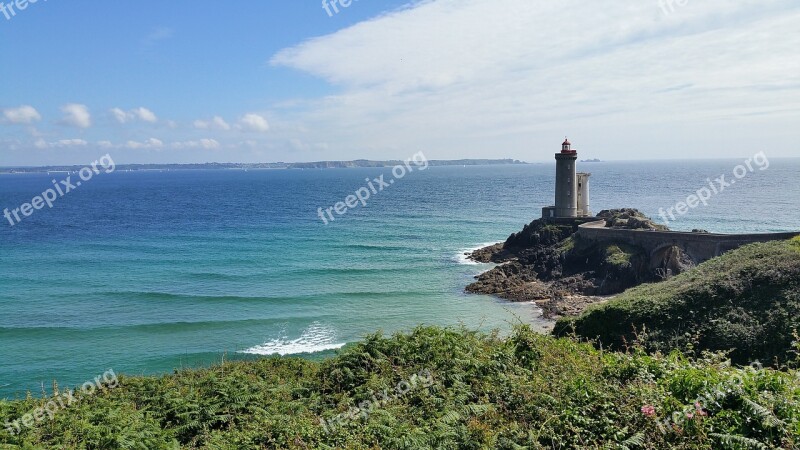 Rade Brest Ocean Brittany Lighthouse