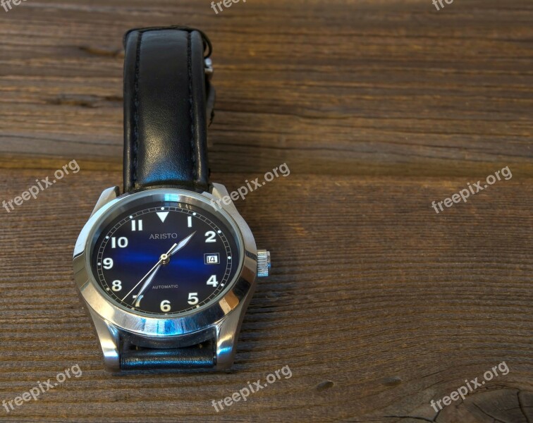 Clock Wrist Watch Mens Time Of Analog Clock