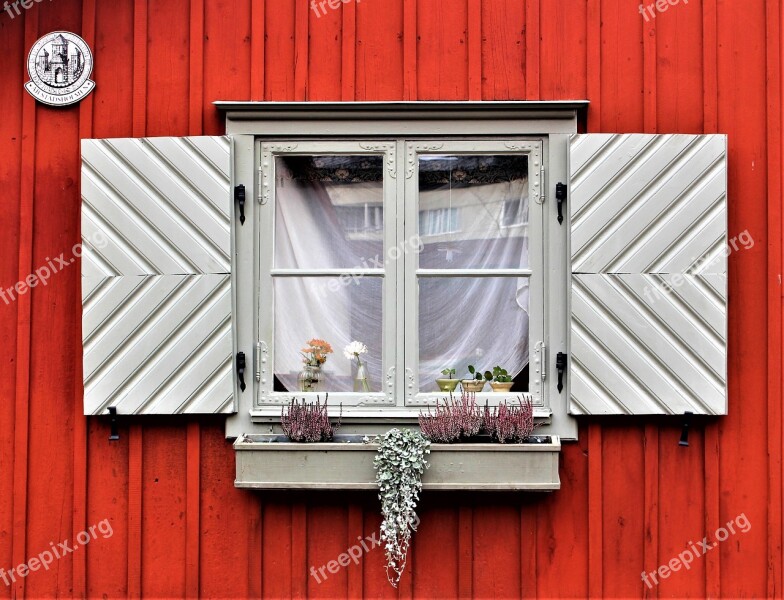 Window Facade Building Stockholm Wooden Fascia