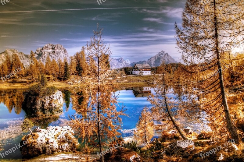 Dolomites Mountains Italy Alpine Alpine Panorama