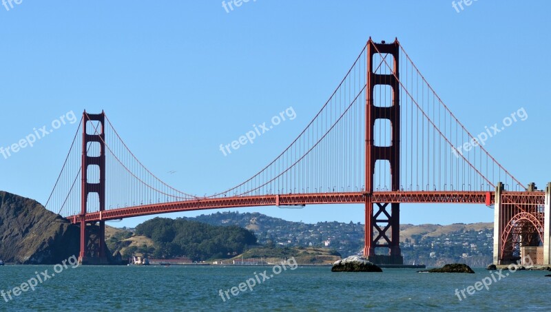 Golden Gate San Fransisco California Free Photos