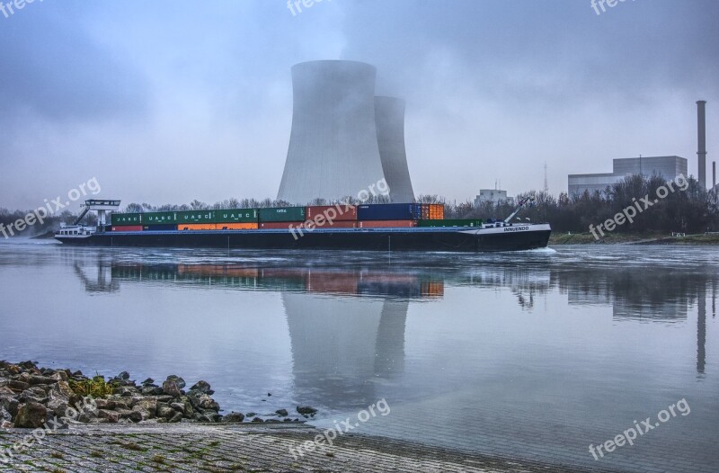 Nuclear Power Plant Cooling Tower Power Plant Energy Current