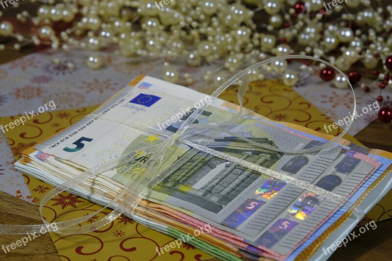 Money Bank Note Banknote Euro Gift