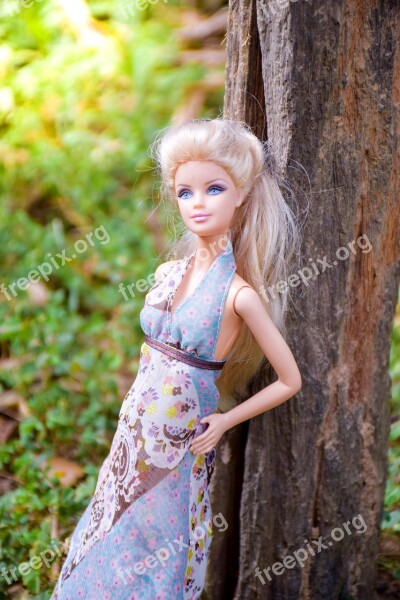 Color Image Blonde Beauty Girl Series Skirt