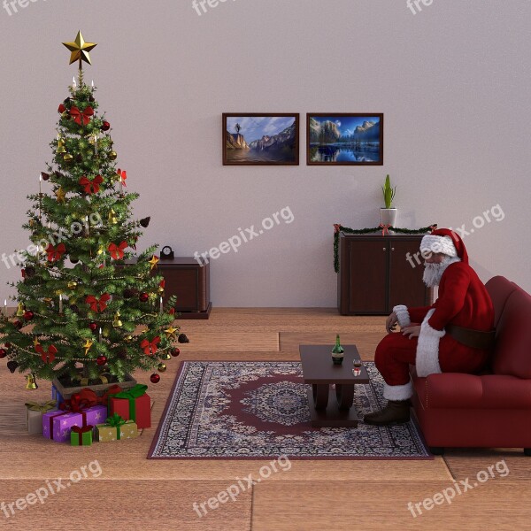 Christmas Santa Santa Claus Deco Nicholas