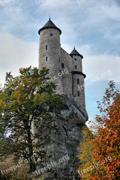 Bobolice Castle Poland Monument The Museum