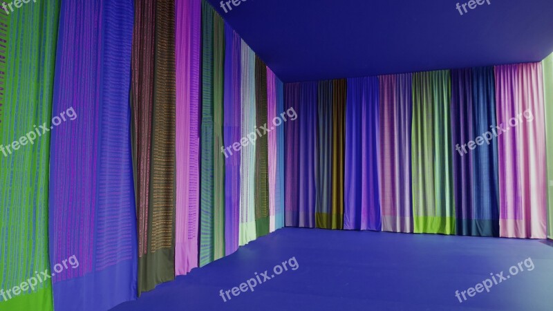 Space Curtains Stage Theater Colorful