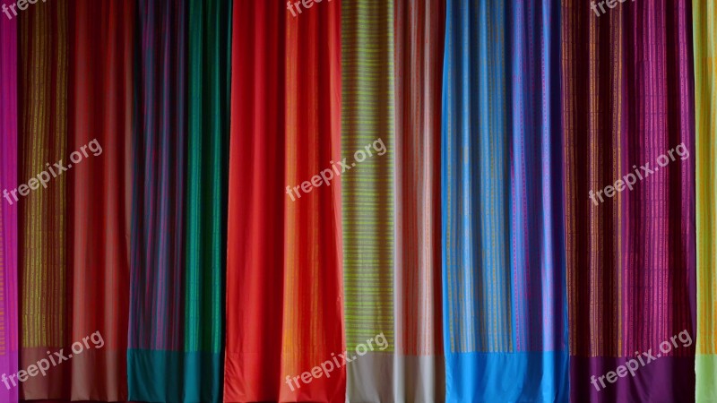 Space Curtains Stage Theater Colorful