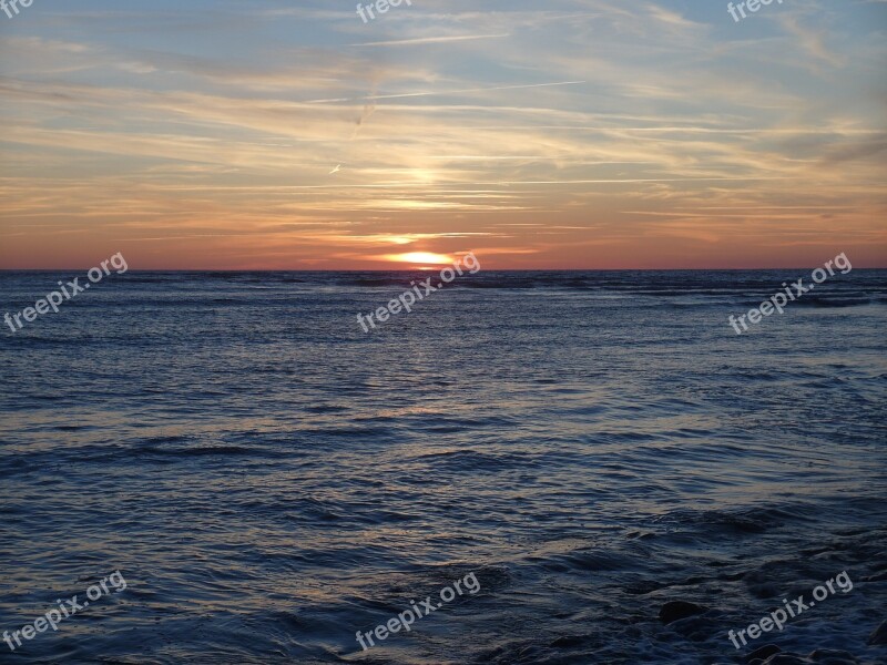 Lighthouse Sunset Beach Vendée Sun