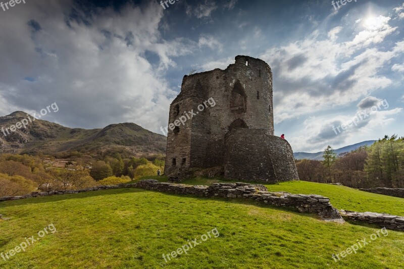 Snowdonia Castle Welsh Old Historic