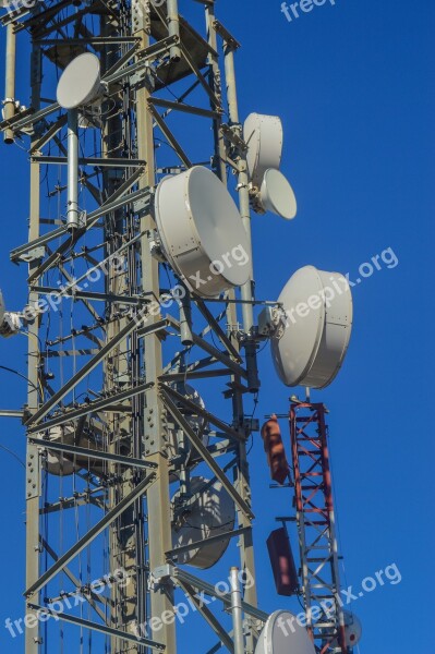 Antenna Telecommunications Tower Receptor Telecommunications Tv