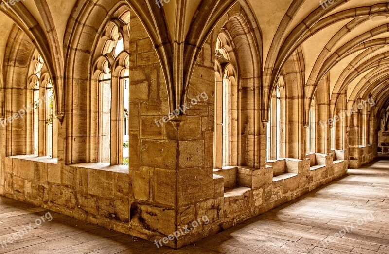 Monastery Cloister Middle Ages Church Former Monastery